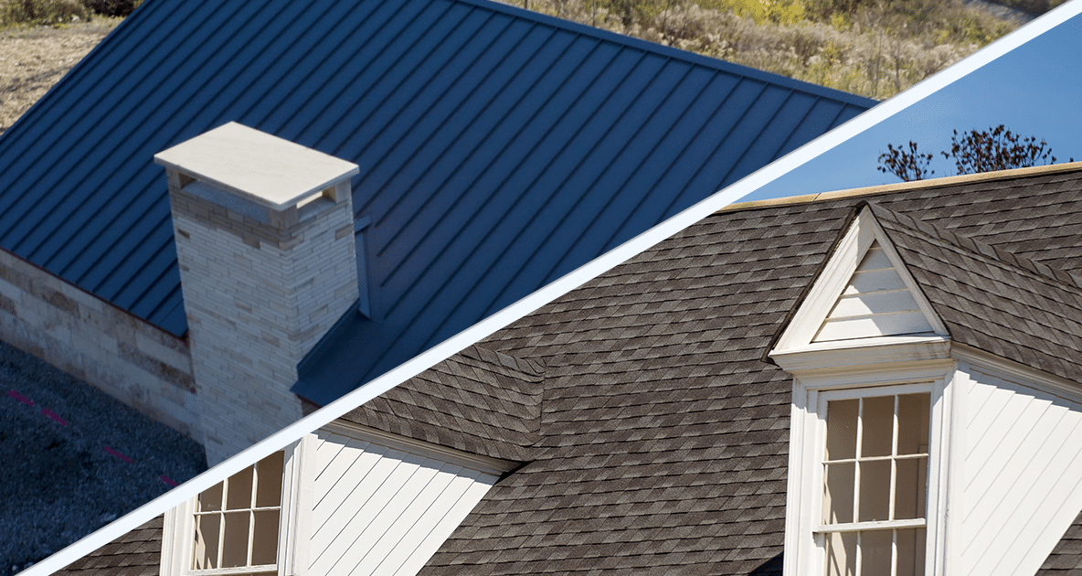 Read more about the article Metal Roof vs. Shingles for Rowlett Homes: Which Holds Up to Hail?